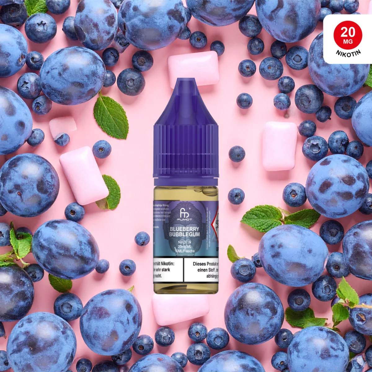 RandM Liquid - 10ml - 20mg/ml - Blueberry Bubblegum