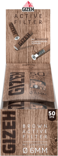 Gizeh - Active Filter 6mm - Brown