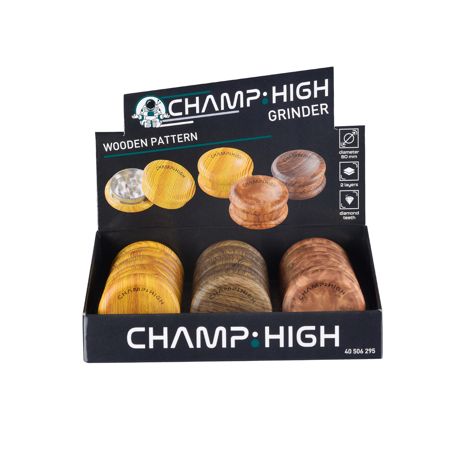 Champ - High Grinder - Wooden Pattern Champ - High Grinder - Wooden Pattern