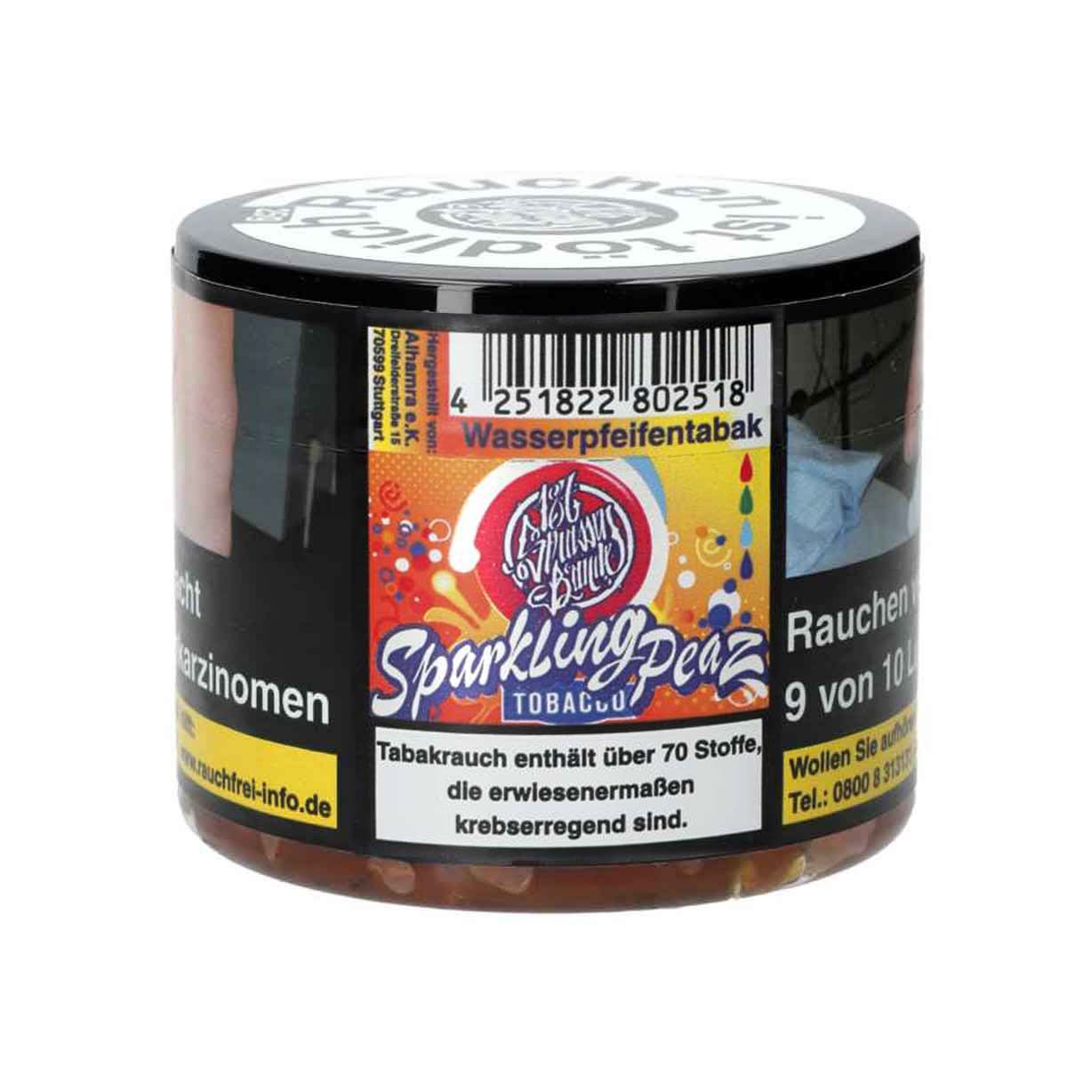 187 Straßenbande Tobacco 25g - Sparkling Peaz