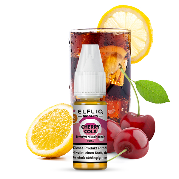 Elfbar Elfliq 10ml - Cherry Cola 10mg Elfbar Elfliq 10ml - Cherry Cola 10mg