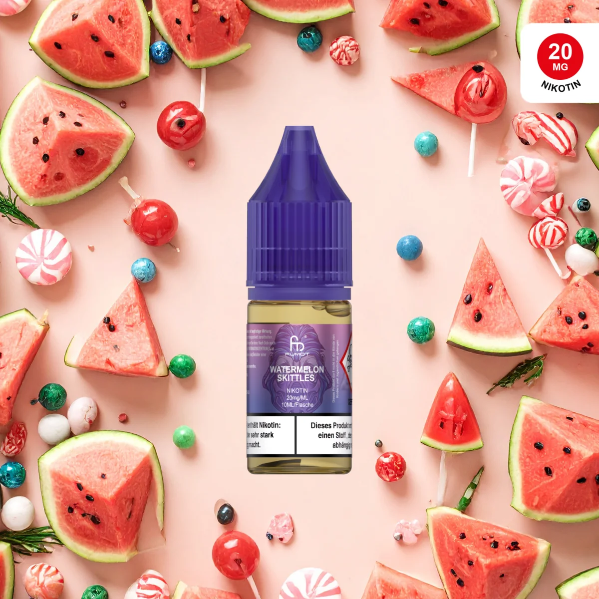 RandM Liquid - 10ml - 20mg/ml - Watermelon Skittles