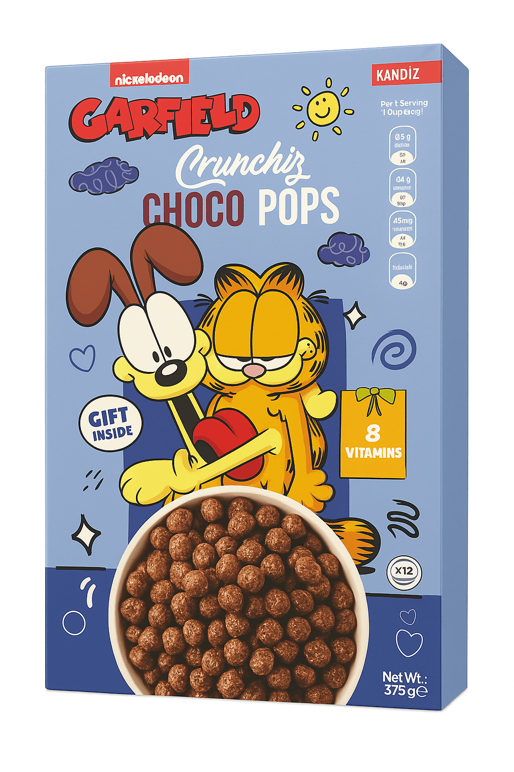 Carfield 375g - Crunchiz - Choco Pops