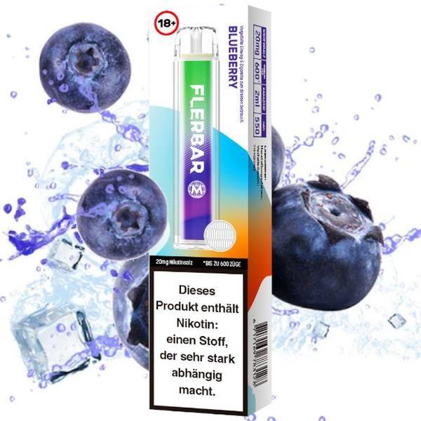 Flerbar - E-Shisha - 600 Züge - Blueberry