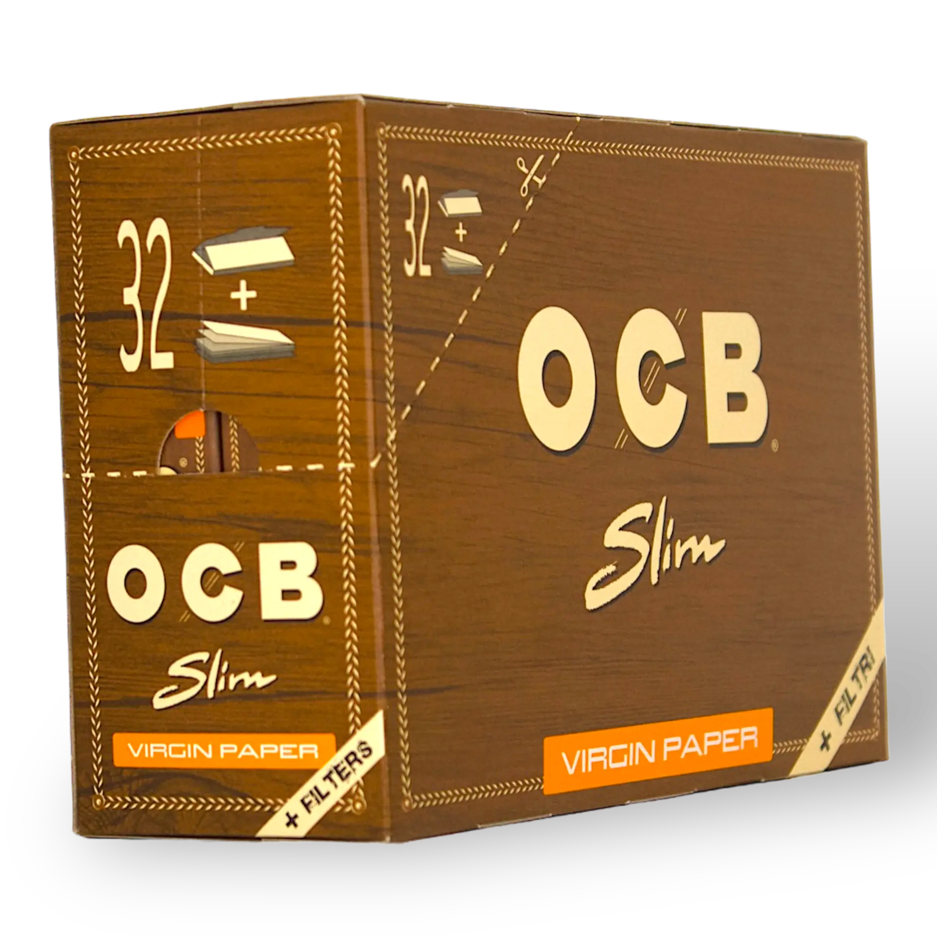OCB - Brown - Slim mit Tips 