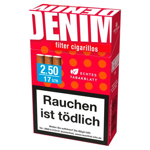 Denim - Red L - 2,50