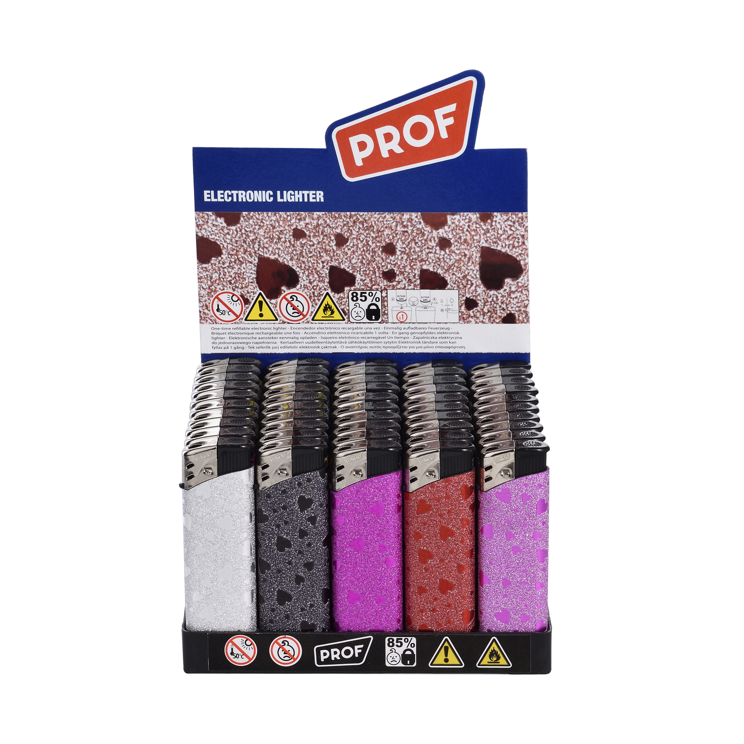 Prof - Feuerzeuge - Shiny Hearts 50er