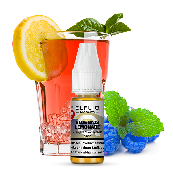 Elfbar Elfliq 10ml - Blue Razz Lemonade 20mg Elfbar Elfliq 10ml - Blue Razz Lemonade 20mg