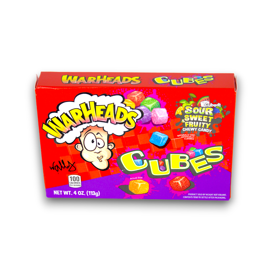 Warheads Chewy Cubes Theater Box
