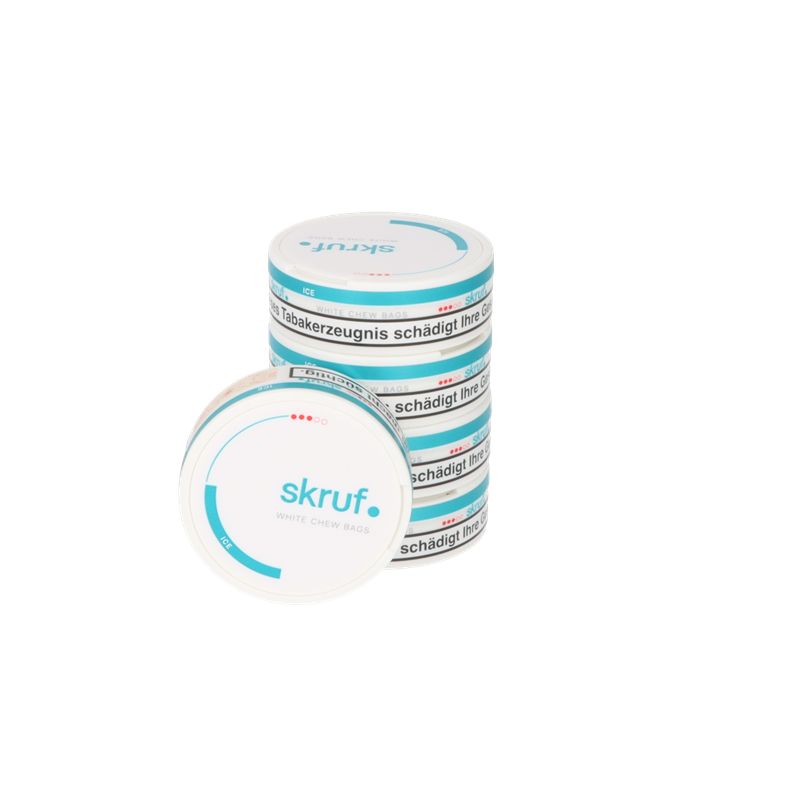 Skruf - White Chew Bag - Ice - 3 Punkte