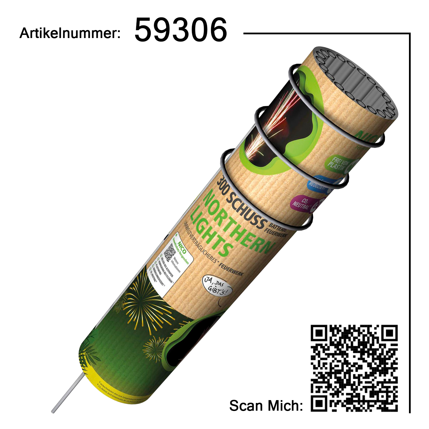 Northern Lights, 300 Schuss