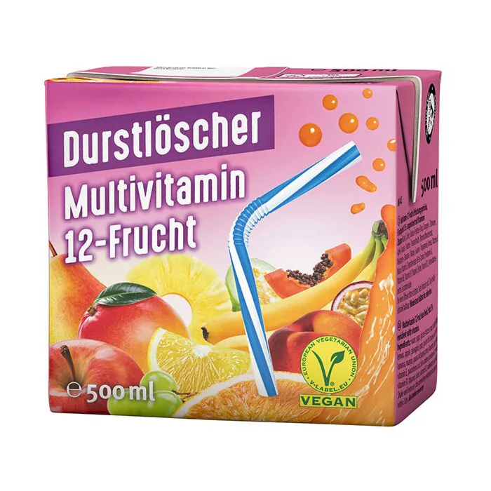 Durstlöcher - 500ml - Multivitamin 12-Frucht