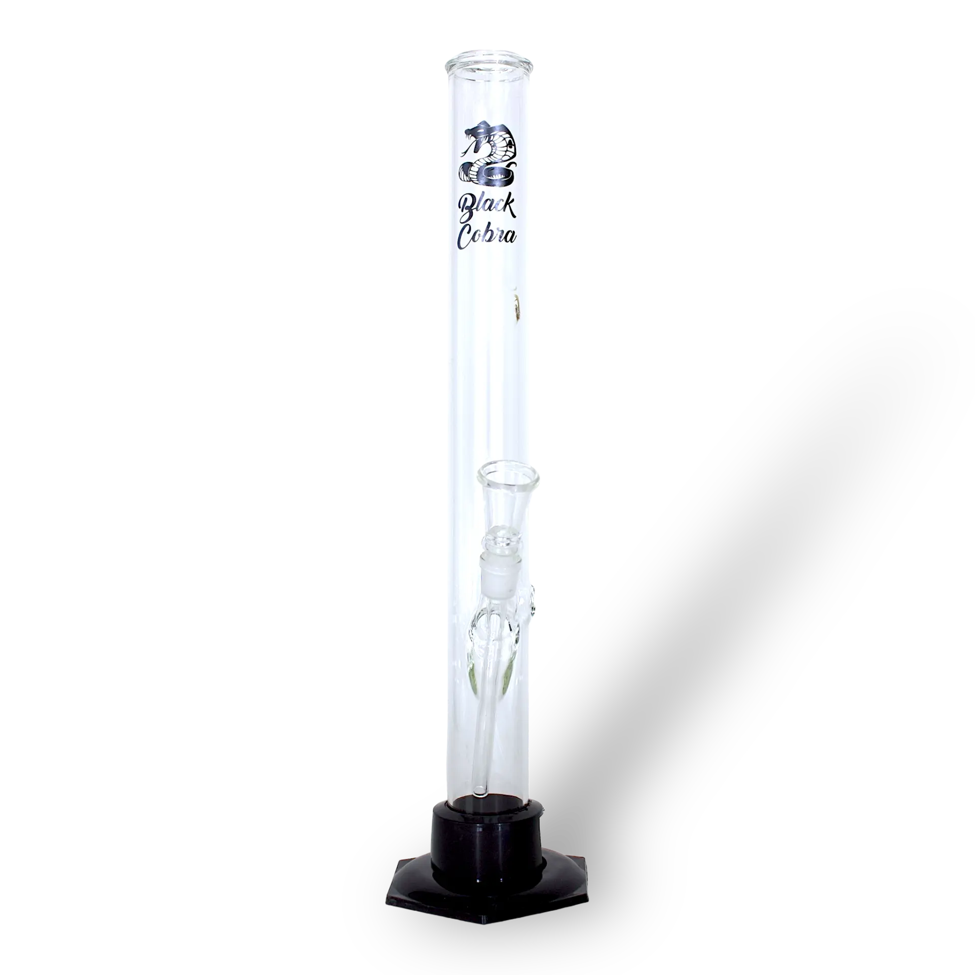 Black Kobra Glas Bong Zyli.mit Plastik Fuß