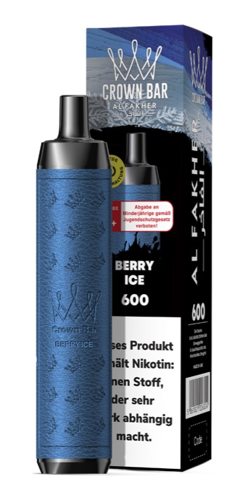 Al-Fakher - E-Shisha - 600 Züge - Berry Ice
