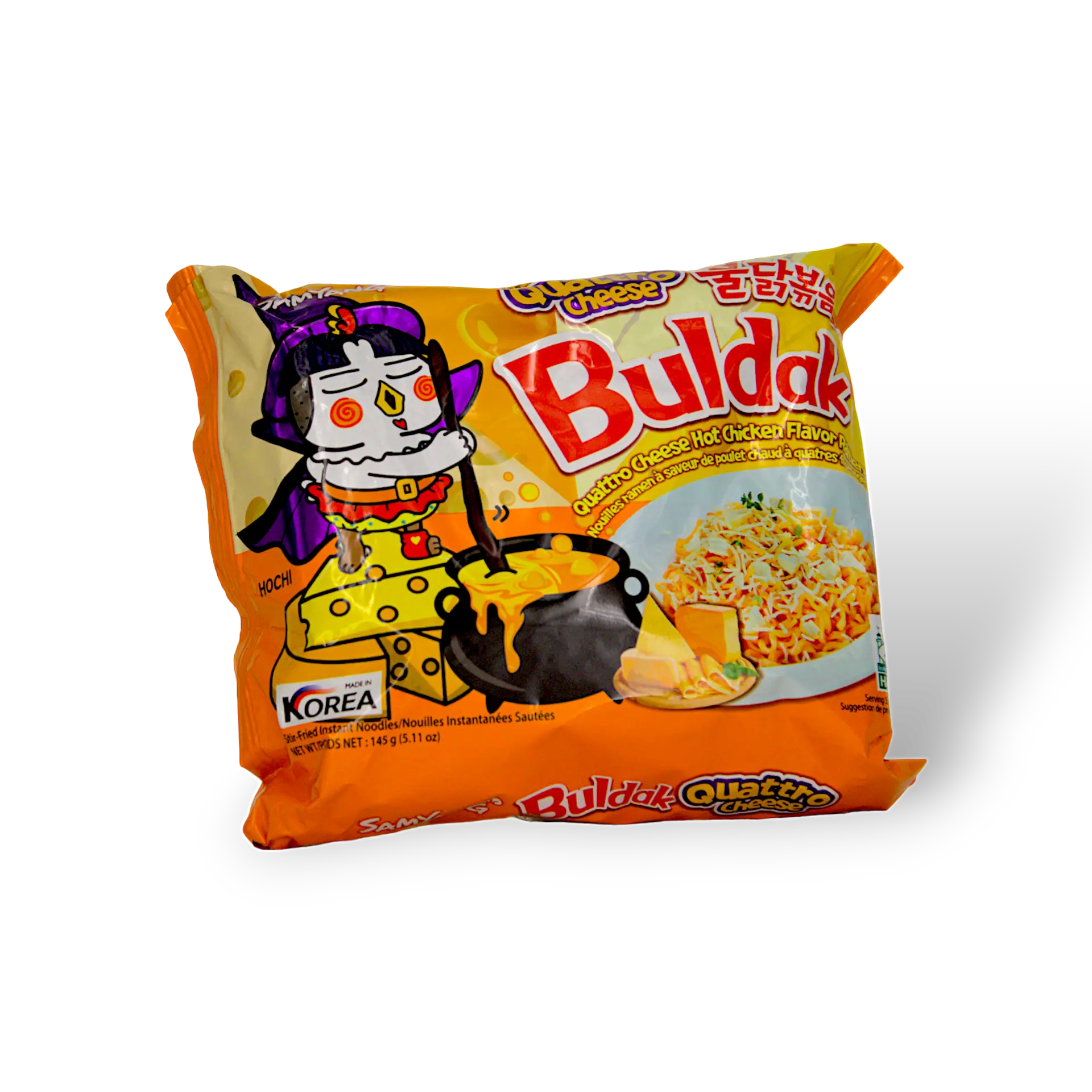 Noodles Samyang - Buldak - Quatro Cheese 145g